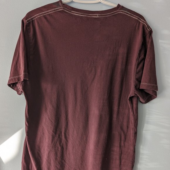 Buffalo David Bitton - Men - Medium purple graphic t-shirt. - Picture 2 of 4